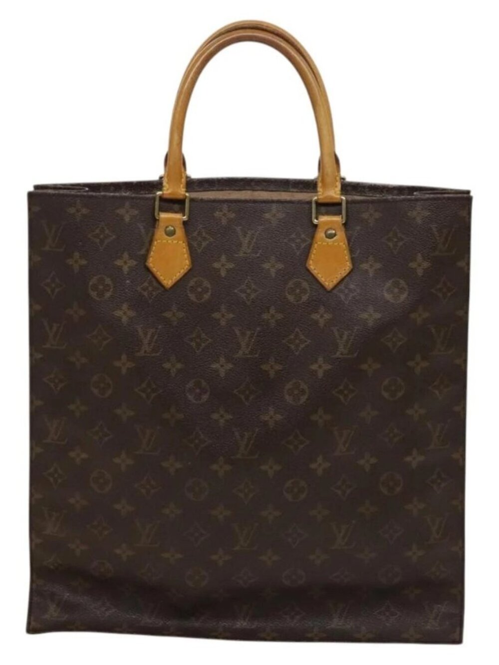 LOUIS VUITTON Monogram Sac Plat Hand Bag - Picture 3 of 16